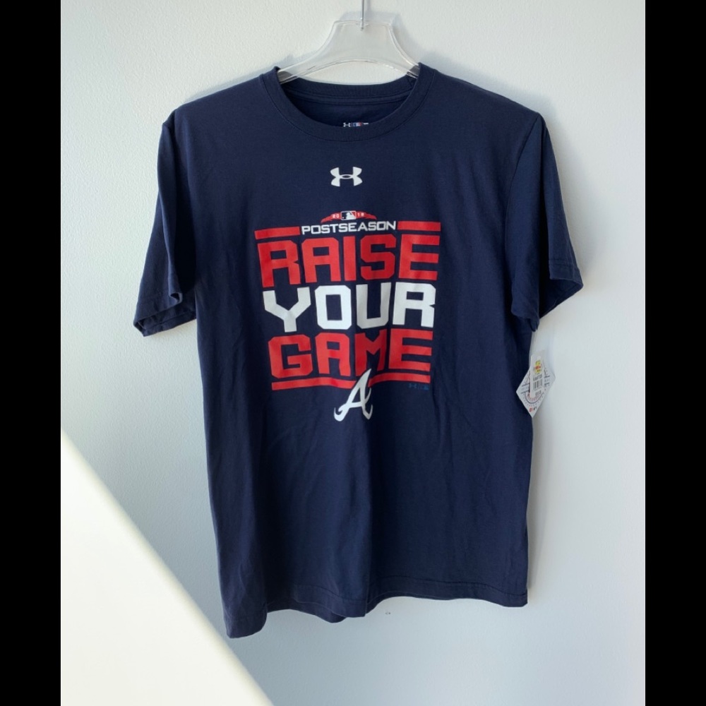 2018 Under Armour Braves Postseason Shirt